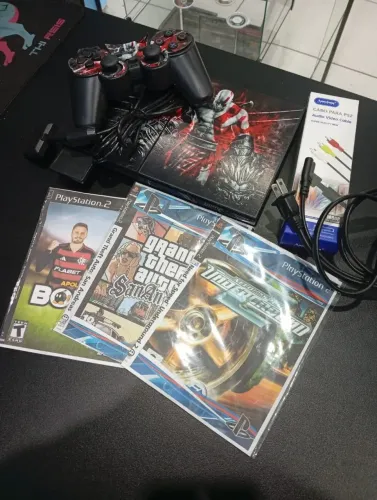 Playstation 2 Slim Leitor Funcionando