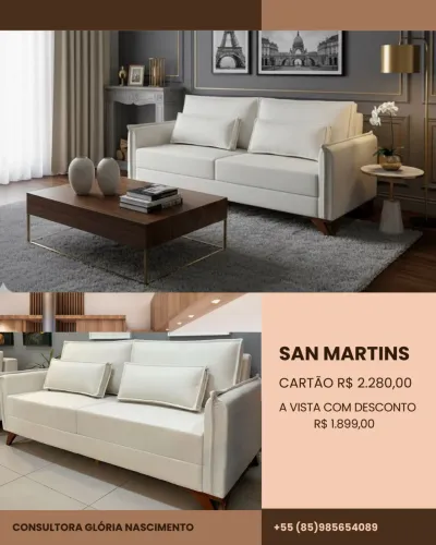 Sofá SAN Martins linho