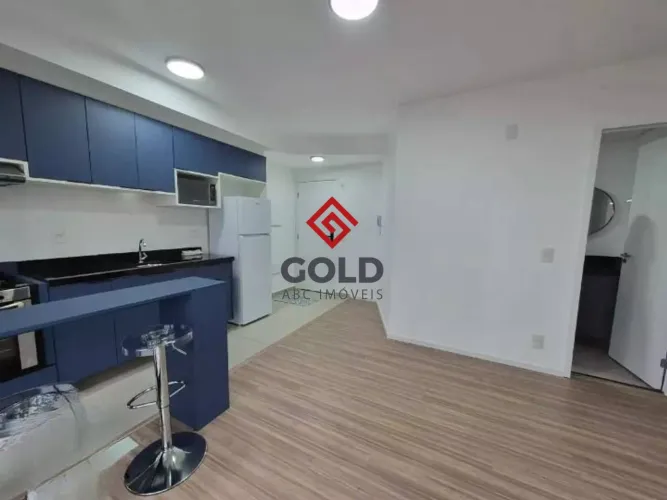 Apartamento com 1 dormitório para alugar, 44 m² por R$ 4.196/mês - Centro - Santo André/SP