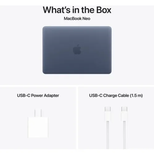 MacBook Neo 512Gb SSD Índigo Chip A18 Pro (Lacrado)