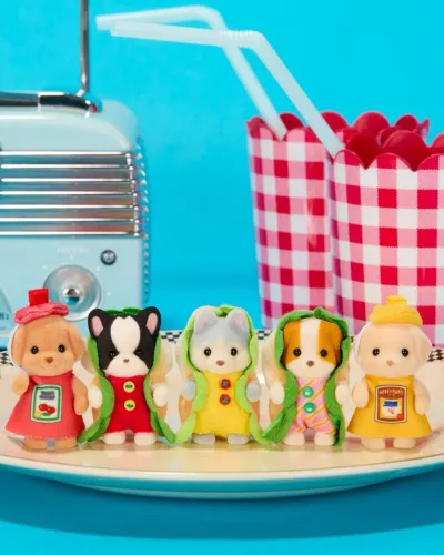 Sylvanian families - buldogue hotdog
