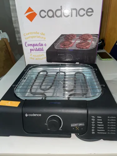 CHURRASQUEIRA ELÉTRICA CADENCE SHORT GRILL