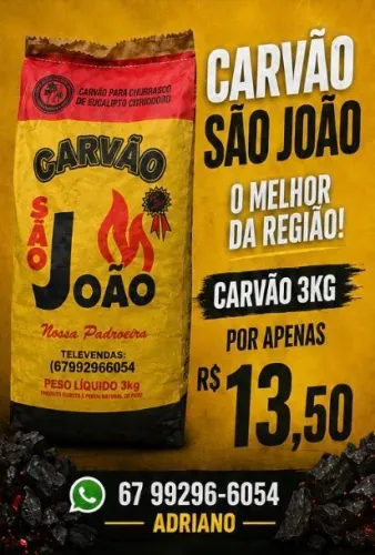 Carvão para churrasco 