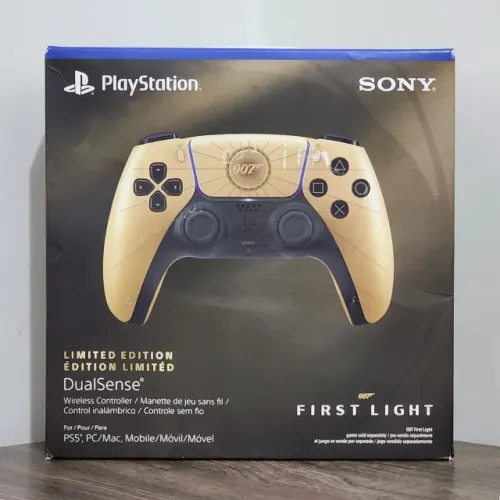Controle DualSense V2 PS5 007 First Light Edição Limitada de Colecionador - Novo e Lacrado