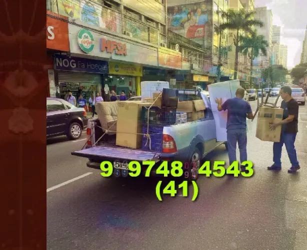 Frete! Transporte rápido e seguro: Mudança, carreto e muito mais!