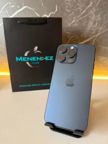 Iphone 15 Pro Max 512gb Blue Titanium, extremamente novo! TROCAS