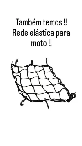 Rede elástica para moto ( rede para capacete de moto )