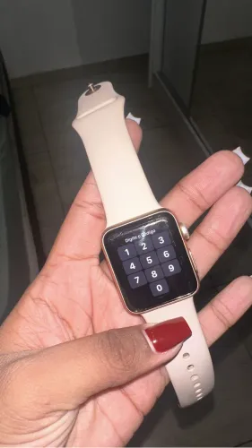 Apple Watch série 3 38mm - rosa claro