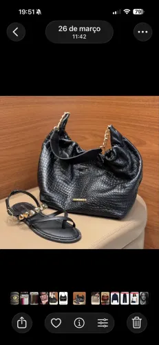 Bolsa COURO CROCO CONSTANCE