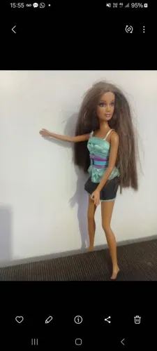 Boneca barbie 80,00 