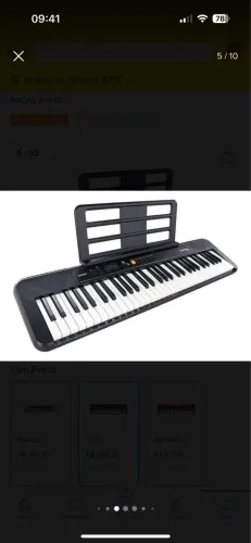 Teclado musical Casio