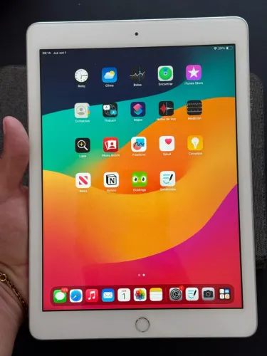 iPad 6ª Geração 128GB Wi-Fi Prata + carregador + 2 canetas + capa