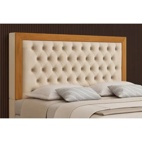 Cabeceira Imperial Queen em Suede / pronta entrega 