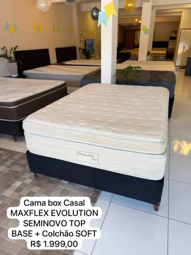 Colchão Casal MAXFLEX LATEX SOFT SEMINOVO - Entrego!