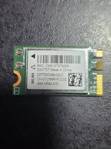 Placa WiFi Bluetooth Dell DW1707