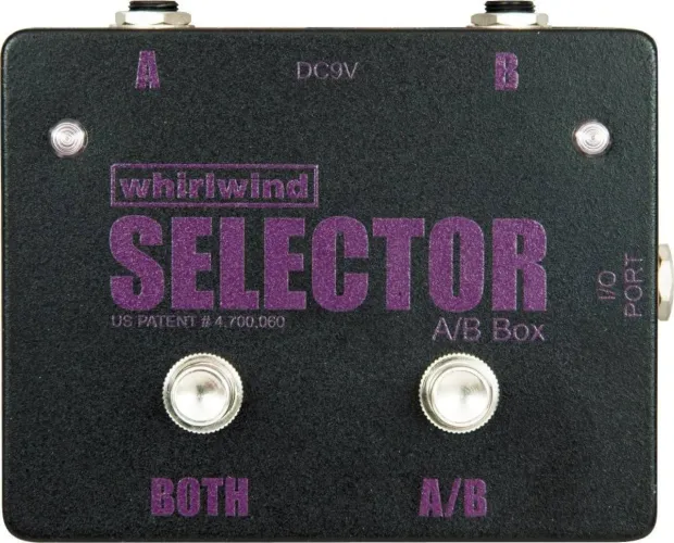 Whirlwind Selector Instrument Switch Channels A and B or Select Both