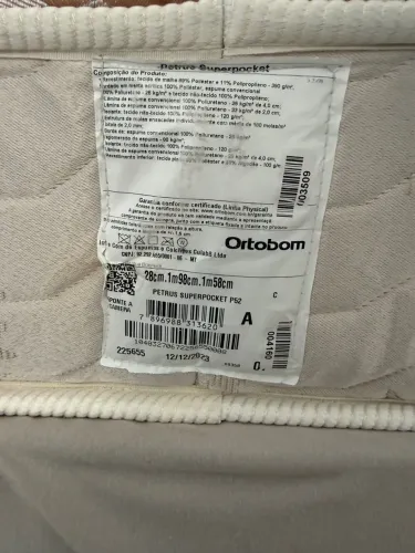 Cama Nova - usada apenas em quarto de visita