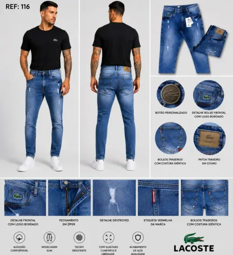 Calças jeans e da. Melhor qualidade