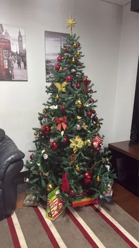 Árvore de Natal com efeites