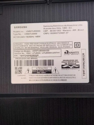 TV Samsung UN50TU8000GXZD