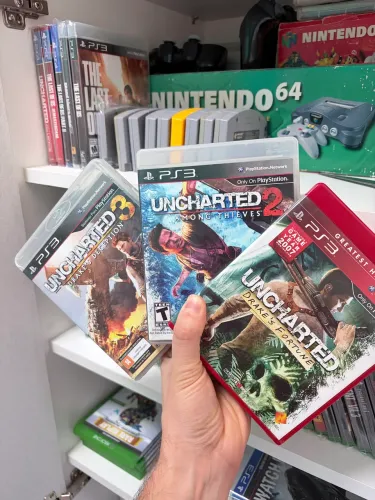 Coletânea Uncharted 1, 2 e 3 PlayStation 3