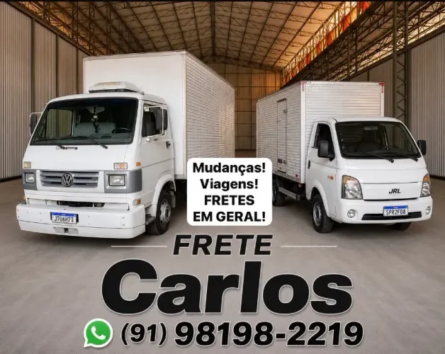 FRETE MUDANÇA BELÉM ANANINDEUA Bau serviços Van spin 7L