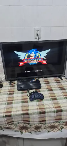 MASTER SYTEM COM 132 JOGOS E CONTROLE