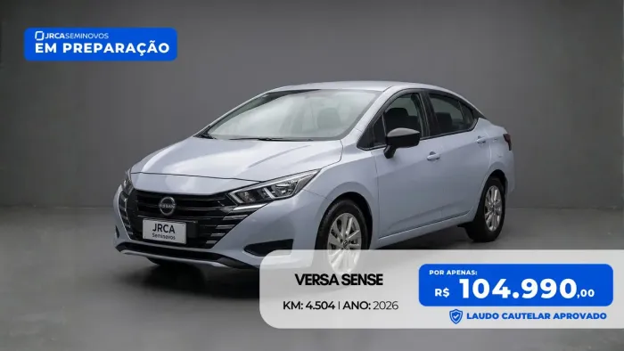 Nissan Versa Sense 1.6 16V Flex AUT 2026