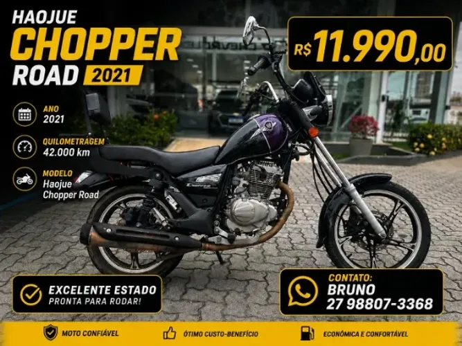 HAOJUE CHOPPER ROAD - PERSONALIZADA