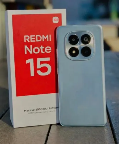 Telefone Lançamento Da Xiaomi --- Note 15 - 256/8 GLOBAL - Azul - Novo Lacrado + Entrega