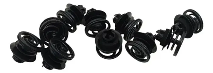 Kit 10 Grampos Fixação Porta Volkswagen New Beetle 2009 2010
