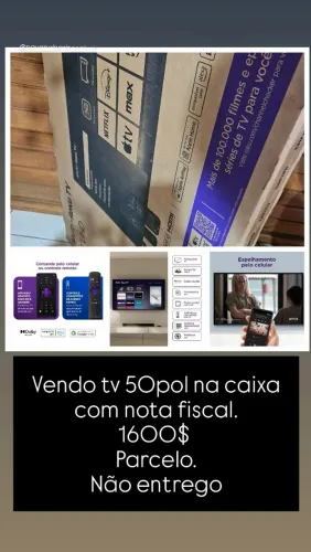 Vendo tv 50pol 