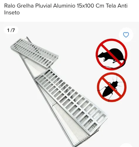 Ralo grelhas usada alumínio branco