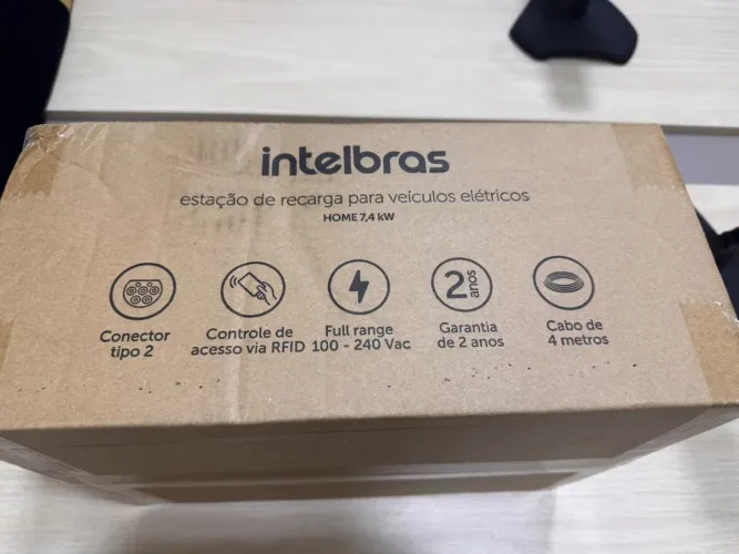 ? Carregador / Estação de Recarga Veículos Elétricos Intelbras Home 7,4 kW - NOVO