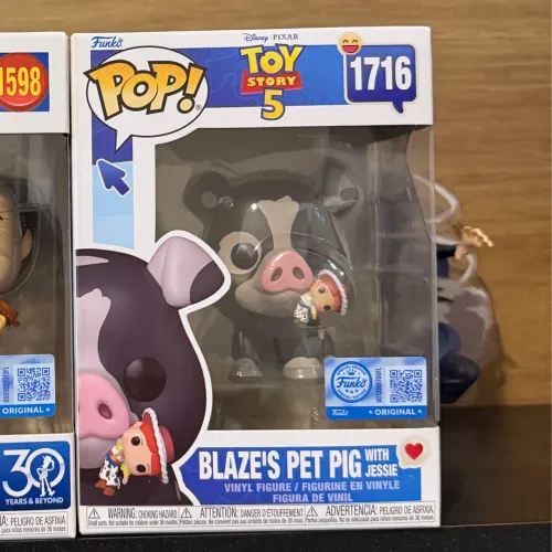 Funko Pop! Toy Story 5 Blaze's Pet Pig With Jessie 1716