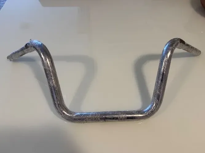 Guidão cromado para Harley Davidson - 10 polegadas