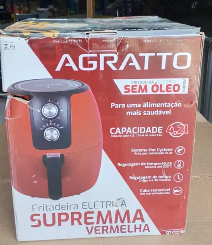 Fritadeira elétrica de mesa AGRATTO