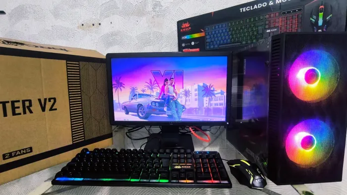 Computador Gamer Completo i3 7ª GT 730/2GB 8GB RAM SSD256 Troco iPhone