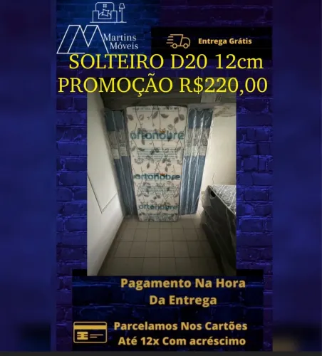 GRANDE PROMOÇÃO COLCHÃO SOLTEIRO E SOLTEIRÃO  ENTREGA GRATIS 
