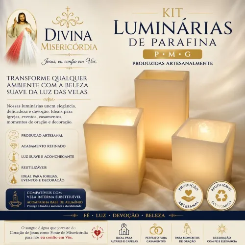 Luminária de parafina ( P)