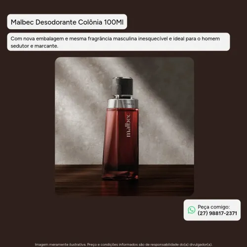 Malbac Desodorante Colônia 100Ml