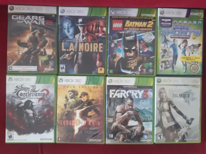 Jogos originais xbox 360