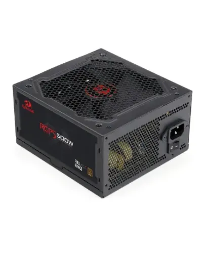 Fonte Redragon RGPS-500W, 500W, 80 Plus Bronze, PFC Ativo, Bivolt, Cabos Fixos - GC-PS001-