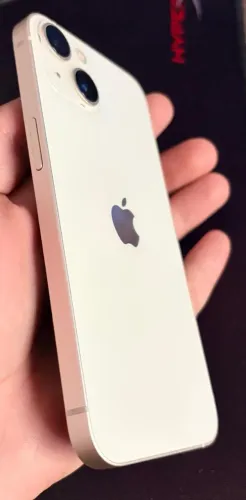 Iphone 13, 256GB, branco, bateria 82%, aparencia de novo, sem danos
