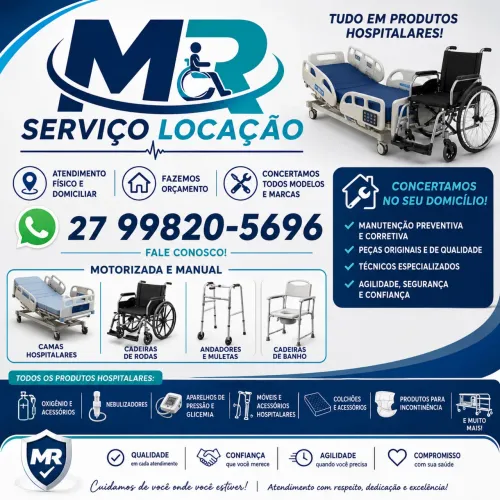Manutenção de cama hospitalar motorizada e manual