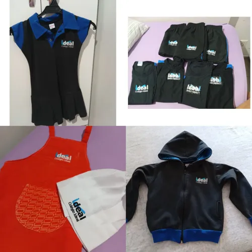 Uniforme completo colégio ideal manina 