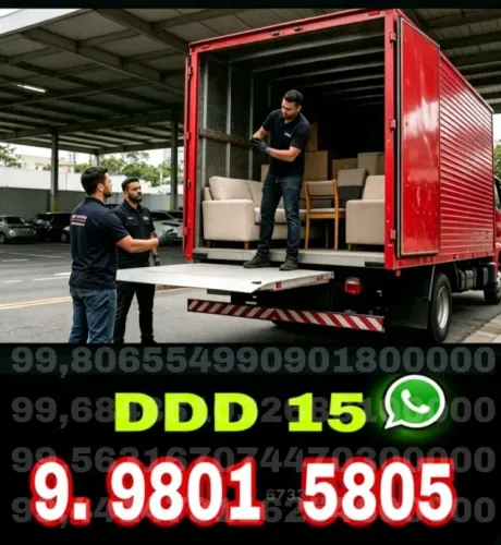 Frete, transporte de eletrodomésticos e móveis