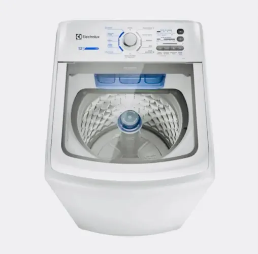 Máquina de Lavar Electrolux 13kg Branca Essential Care com Cesto Inox e Jet&Clean (LED13)