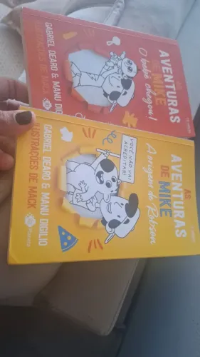 2 livros as aventuras de mike