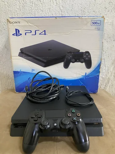 PlayStation 4 slim 500gb + 1 controle